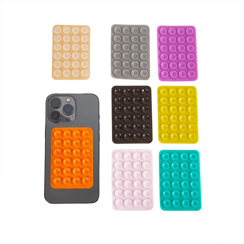 Suporte para Celular Adesivo com Ventosa de Sucção Silicone para Capas Premium